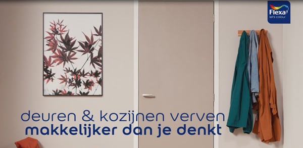 Zo schilder je een deur