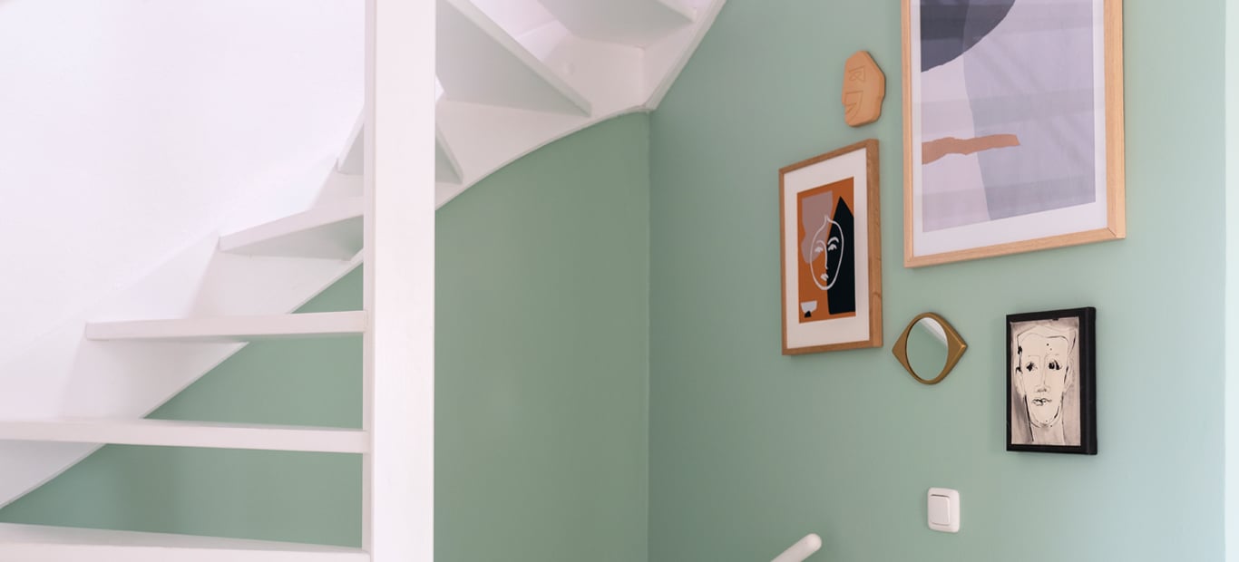 Een nieuwe kleur in de gang met Flexa Easycare