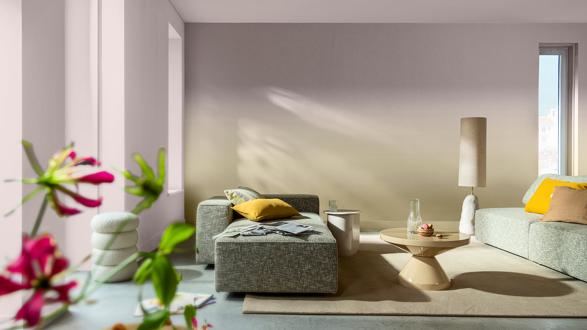Creatie van een ombre effect met Sweet Embrace | Flexa