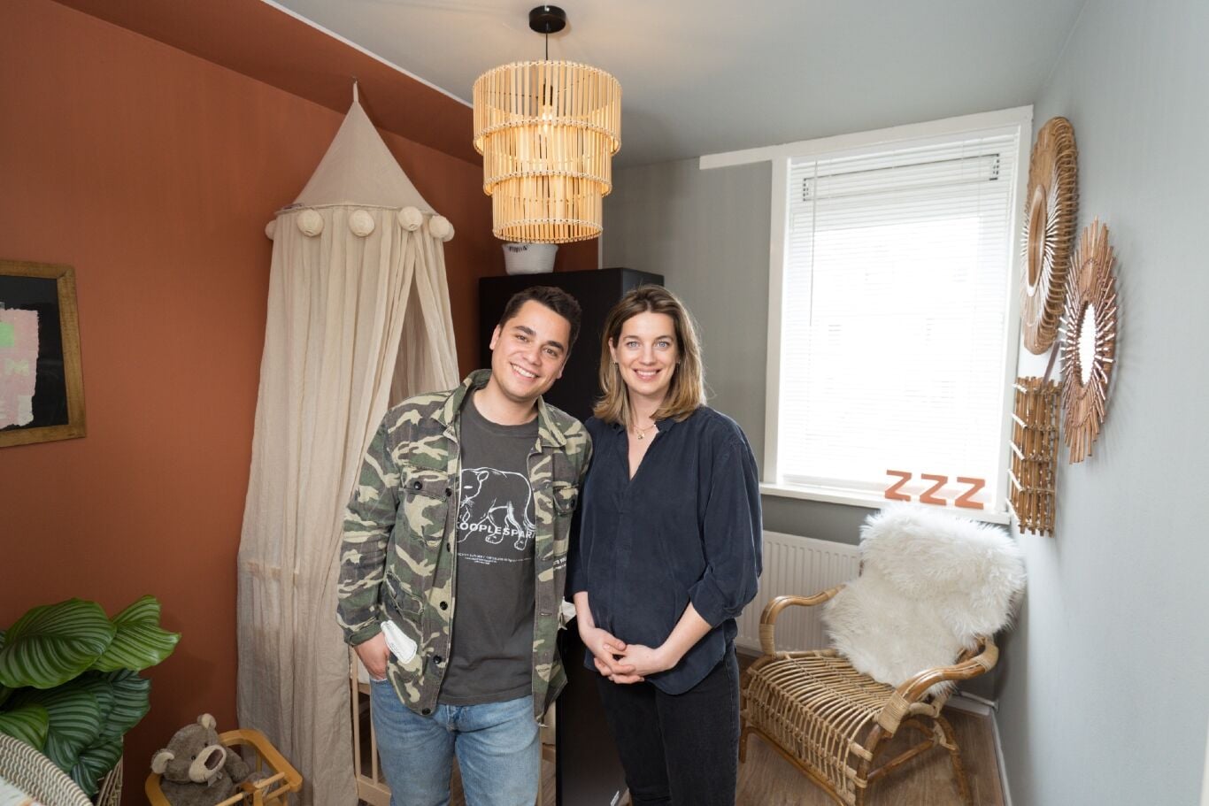 Maureen en Wesley kijken uit naar hun eerste kindje, zeker met een kamertje zoals dit