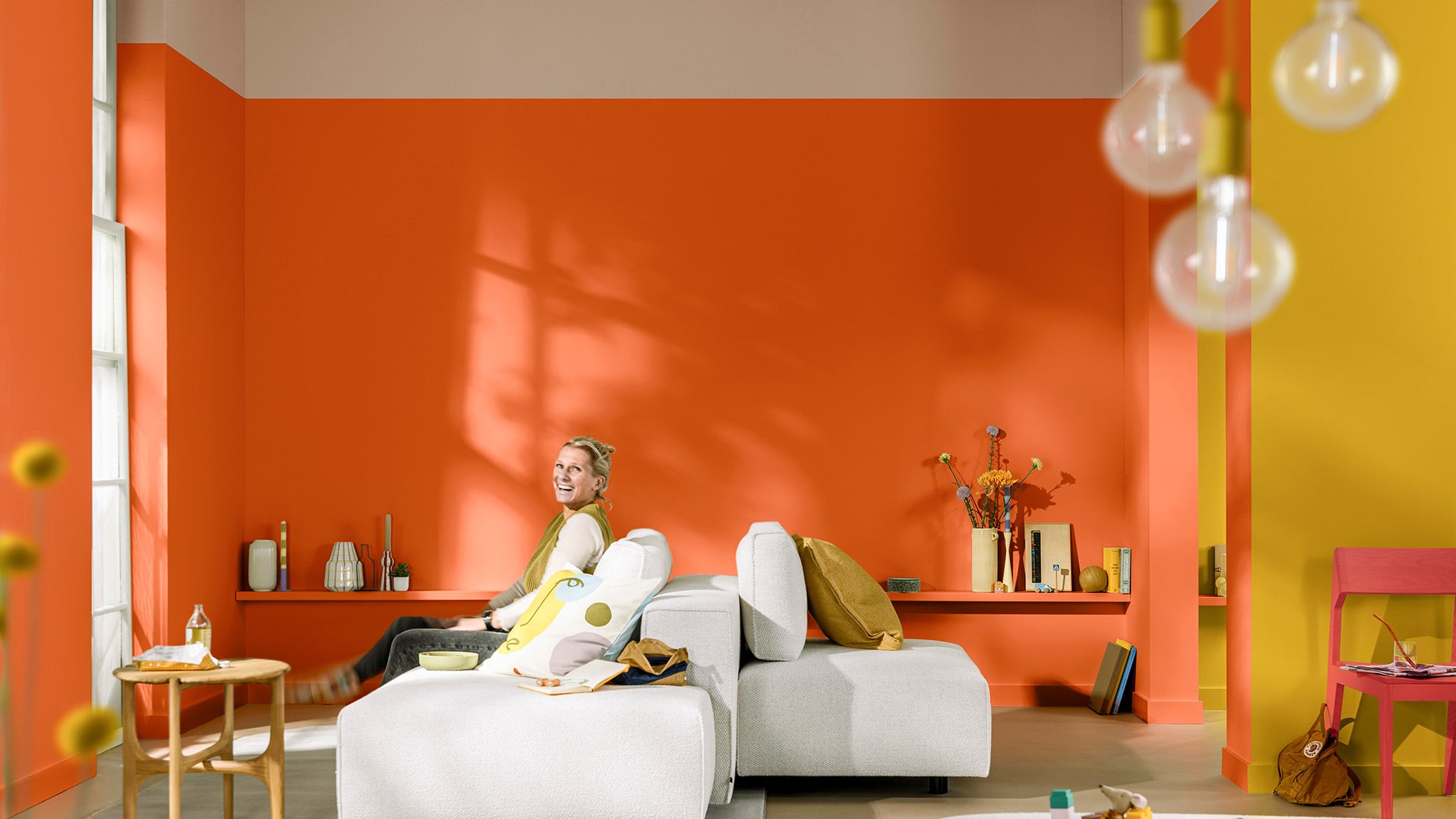 Eén woonkamer, vier verschillende sferen